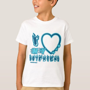 Baby fit ich Liebe mein Freund BLAU  T-Shirt
