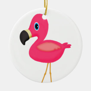 Baby-Flamingo Keramikornament