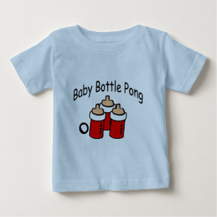 Baby-Flasche Pong Baby T-shirt