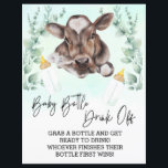 Baby Flasche trinken Spieldusche Kuh Kalb<br><div class="desc">Dieses Design kann in dem Bereich personalisiert werden, der durch das Ändern des Fotos und/oder Textes zur Verfügung gestellt wird. Sie können auch angepasst werden, indem Sie auf Vorlage personalisieren klicken und dann auf die Schaltfläche klicken, um weitere Optionen anzupassen, um die Hintergrundfarbe zu löschen oder zu ändern, Text hinzuzufügen,...</div>
