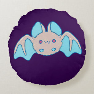 Baby Fledermaus Blob Rundes Kissen