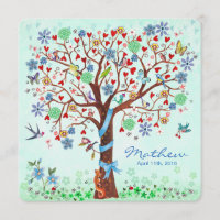 Baby Flower Tree of Life | Faire-part de naissance