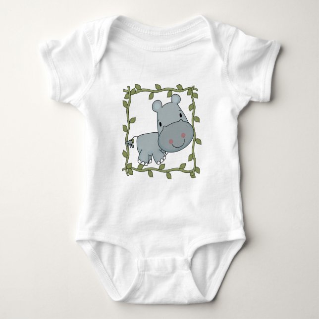 Baby-Flusspferd-T - Shirts und Geschenke (Vorderseite)