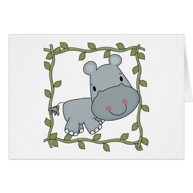 Baby-Flusspferd-T-Shirts und Geschenke (Vorderseite (Horizontal))