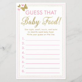 Baby Food Ratings Baby Shooting Game Flyer
