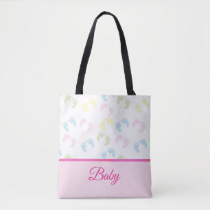 Baby Foot Prints Tote Bag Tasche
