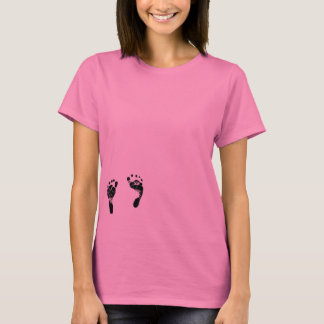 Baby Footprints Maternity T-Shirt