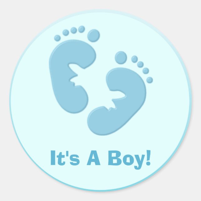 Baby Footprints Stickers (Vorderseite)