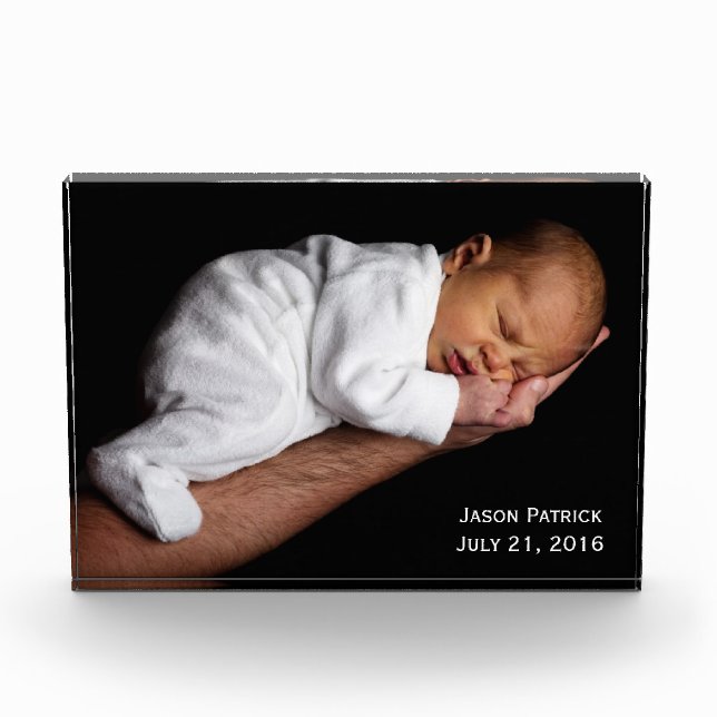Baby Foto Akryllischer Foto (Vorderseite)