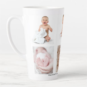 Baby-Foto-Collage-Latte-Mug Milchtasse