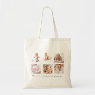Baby Foto Collage Tote Bag Tragetasche