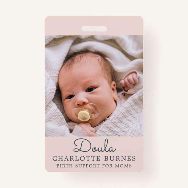 Baby Foto Doula Abzeichen Ausweis (Vorderseite)