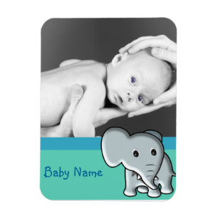 Baby Foto/Elephant Magnet