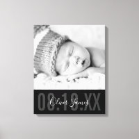 BABY FOTO GEBURT DATUM niedlicher Typ monochrome s