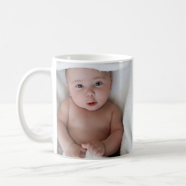 Baby-Foto-Kaffeetasse Kaffeetasse (Links)