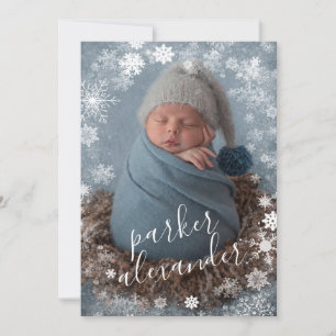 Baby Foto Moderne Geburtshinweise