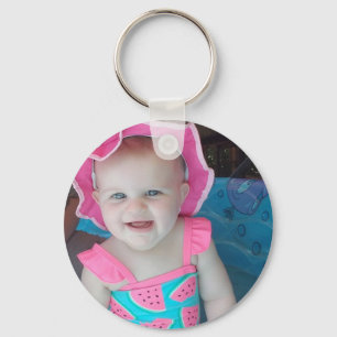 Baby-Foto-personalisierte Schlüsselkette Schlüsselanhänger