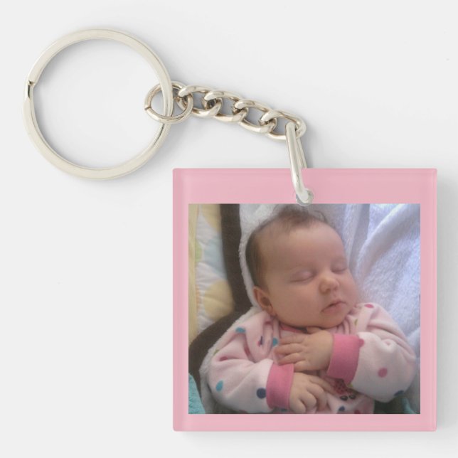Baby Foto Schlüsselanhänger Geschenk für Mama oder (Vorderseite)