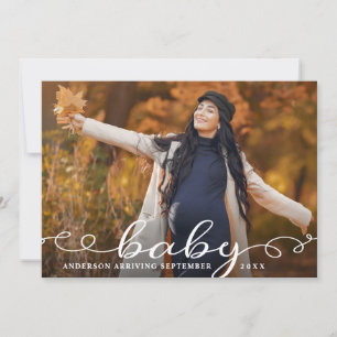 Baby   Foto Schwangerschaft Ankündigung