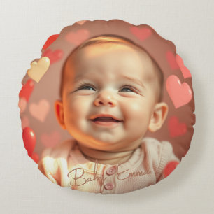 Baby Foto Wohngestaltung Rundkissen Rundes Kissen