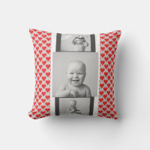 Baby-Fotomontage-Wurfkissen - Modern
