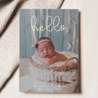 Baby Fotos Moderne Elegante Kalligraphie Geburt