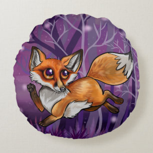 Baby Fox Rundes Kissen
