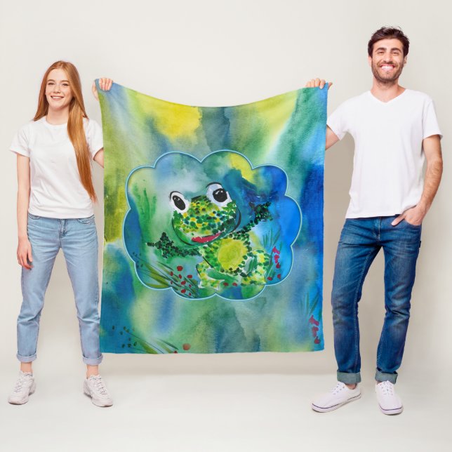 Baby Frog Fleecedecke (Beispiel)