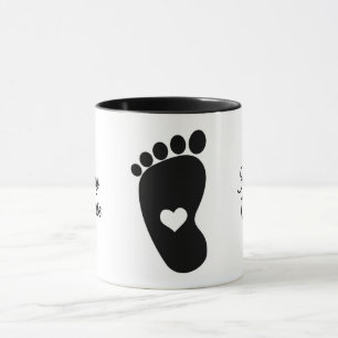 Baby-Fuß-Tasse Tasse