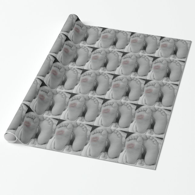 Baby-Füße Geschenkpapier (Ungerollt)