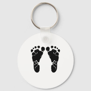 Baby-Füße Schlüsselanhänger