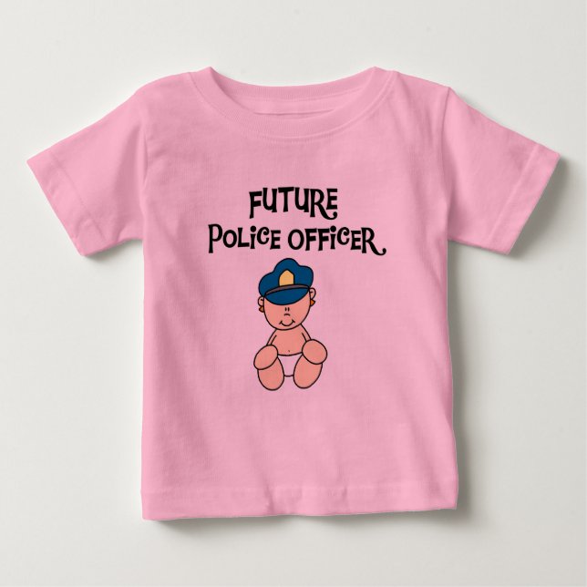 Baby Future Police Officier Tshirts et cadeaux (Devant)