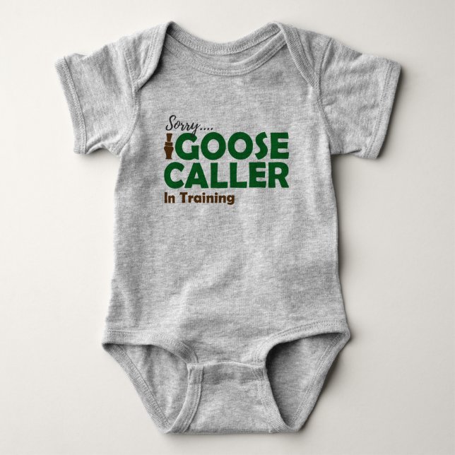 Baby-Gans, die Jersey-Bodysuit-Shirt jagt Baby Strampler (Vorderseite)