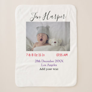 Baby-Geburtsstatistiken fügen Name Ort Datum Anden Sherpadecke