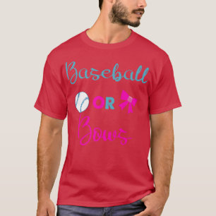 Baby-Gender im Baseball oder Bows offenbart sich l T-Shirt