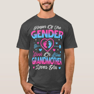 Baby Gender zeigt Dusche pink oder blaue Großmutte T-Shirt
