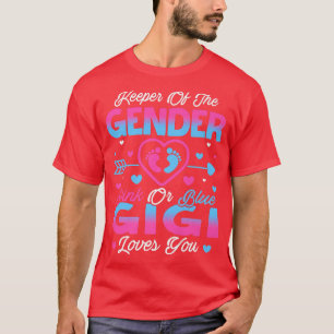 Baby Gender zeigt Dusche rosa oder blaue Gigi Lieb T-Shirt