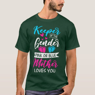 Baby Gender zeigt Dusche rosa oder blaue Mutter Li T-Shirt