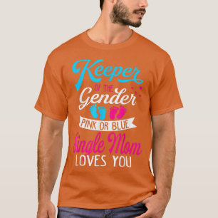 Baby Gender zeigt Dusche Rosa oder Blauer Single M T-Shirt