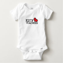 Baby Gerber Cotton One-Piece mit Snaps - Herz