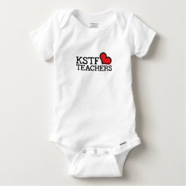 Baby Gerber Cotton One-Piece mit Snaps - Herz T-shirt