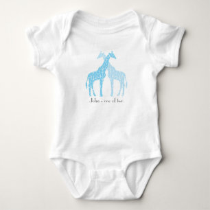Baby-Geschenk - Baby-Giraffe paart Shirt