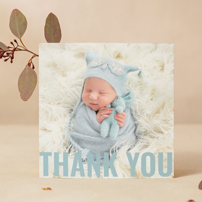 Baby Geschenk Moderne Vielen Dank Neugeborene Baby Dankeskarte (Von Creator hochgeladen)