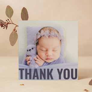 Baby Geschenk Moderne Vielen Dank Neugeborene Baby Dankeskarte