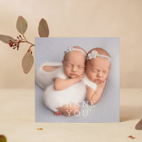 Baby Geschenk Vielen Dank Twins Neugeborene Kinder