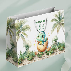 Baby-Geschenktüte Kleiner Dino Schlüpft bald Große Geschenktüte