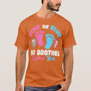 Baby Geschlecht offenbart Party rosa oder blauer B T-Shirt