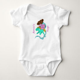 Baby gestopfte Tiere, rosa Bunny und Ribbons Baby Strampler