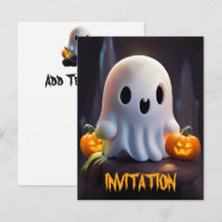 Baby Ghost Creepy Niedlich Halloween Charakter