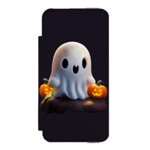 Baby Ghost Creepy Niedlich Halloween Charakter Incipio Watson™ iPhone 5 Geldbörsen Hülle